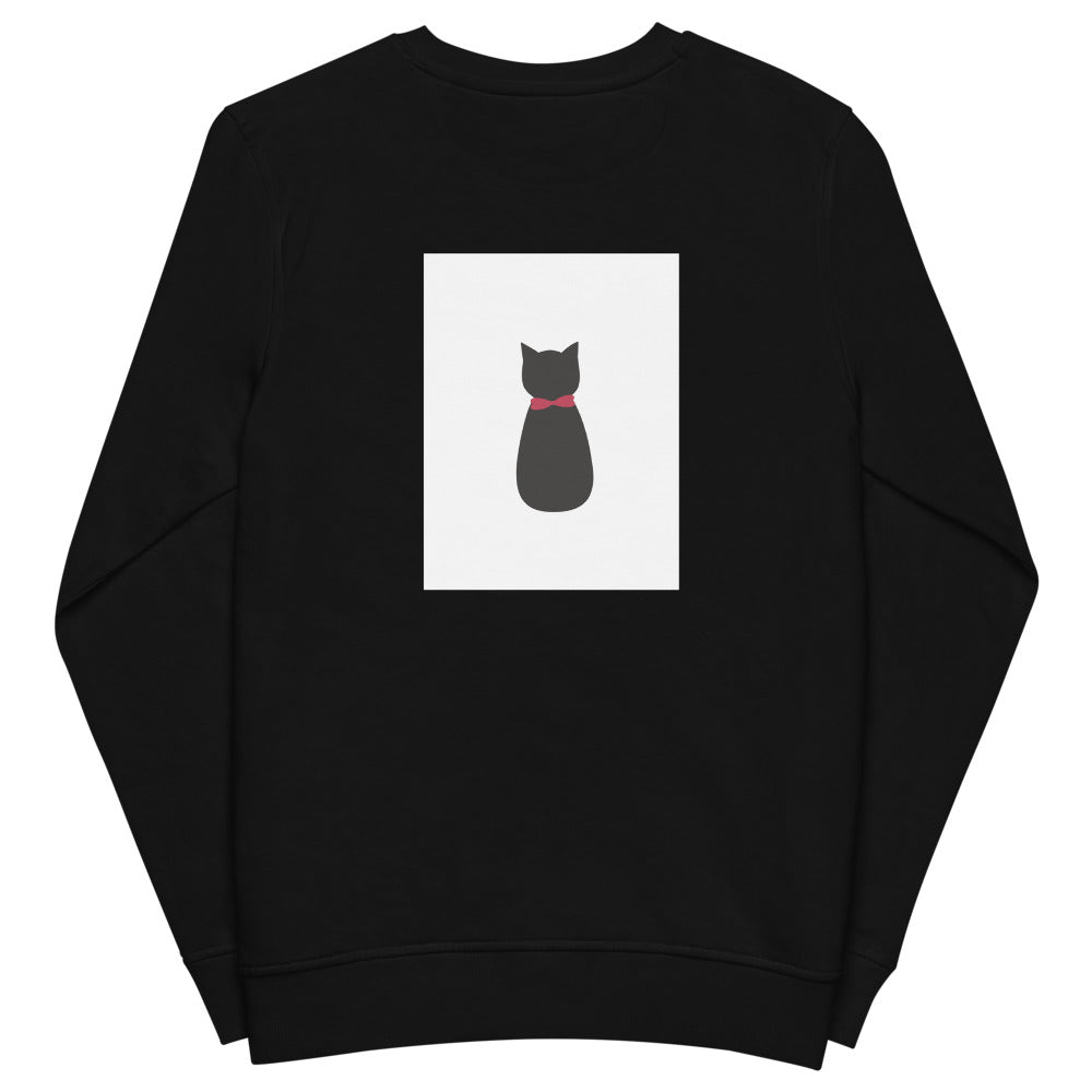 【黒猫】Back print スウェット