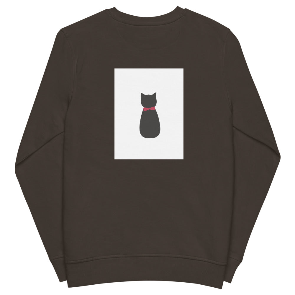【黒猫】Back print スウェット