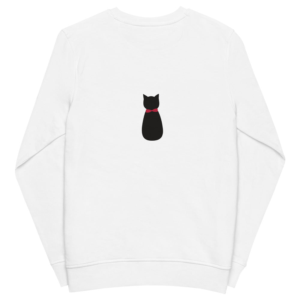 【黒猫】Back print スウェット