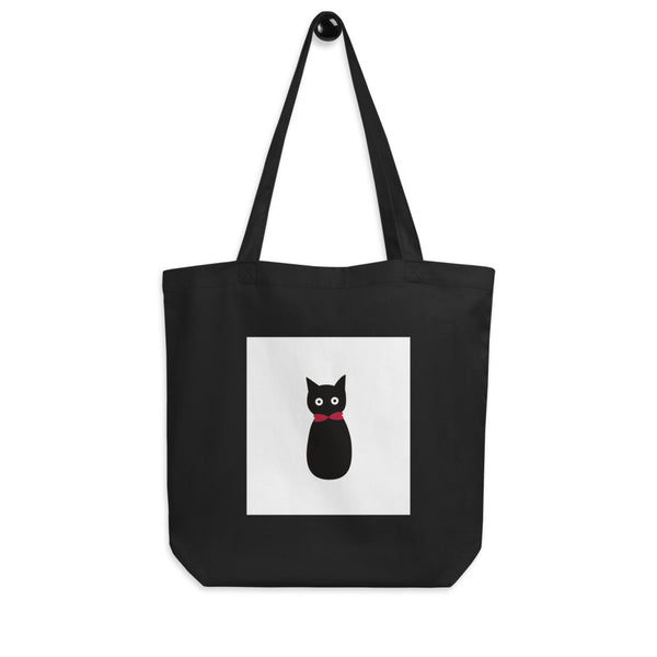 【黒猫】エコなトートバッグ
