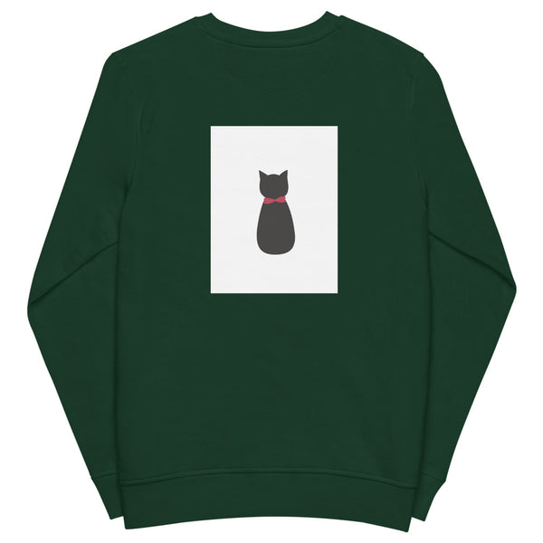 【黒猫】Back print スウェット